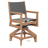 Berlin Gardens Mayhew Sling Swivel Counter Chair