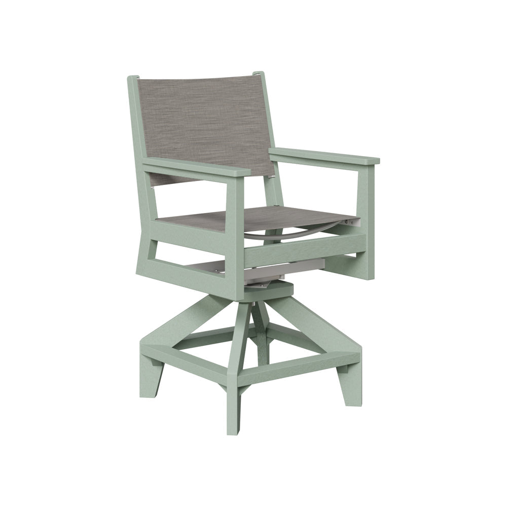 Berlin Gardens Mayhew Sling Swivel Counter Chair