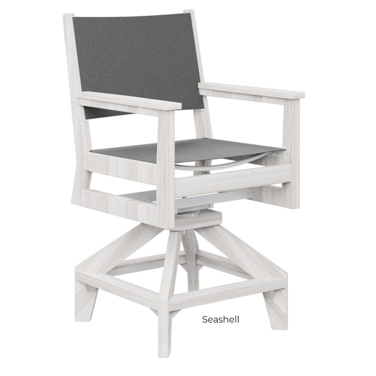 Berlin Gardens Mayhew Sling Swivel Counter Chair