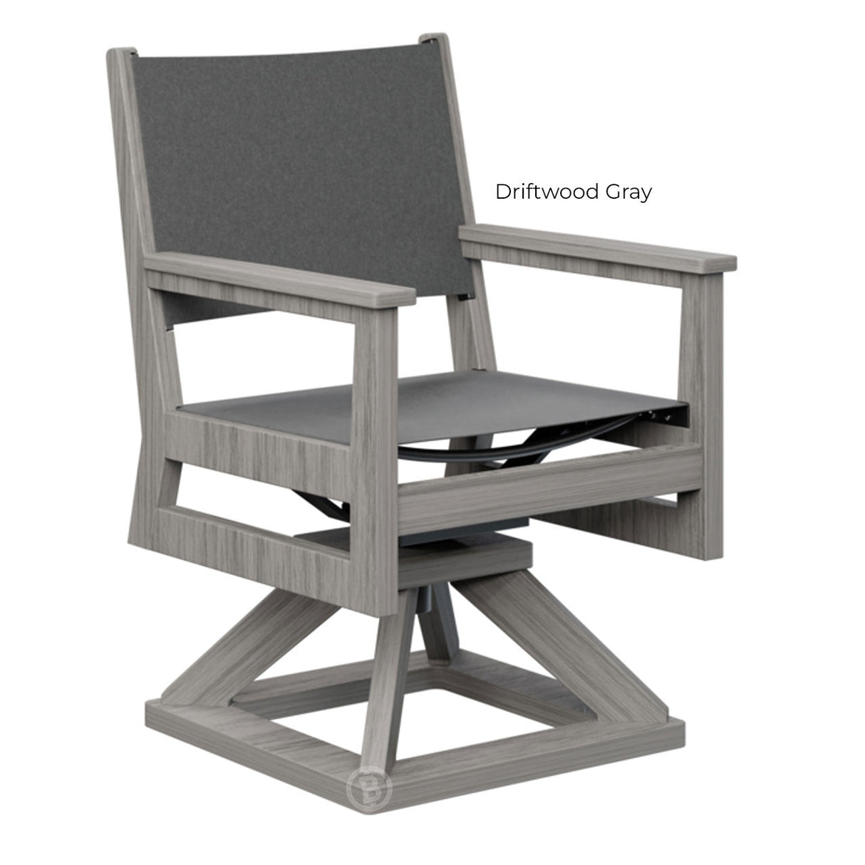 Berlin Gardens Mayhew Sling Swivel Rocker Dining