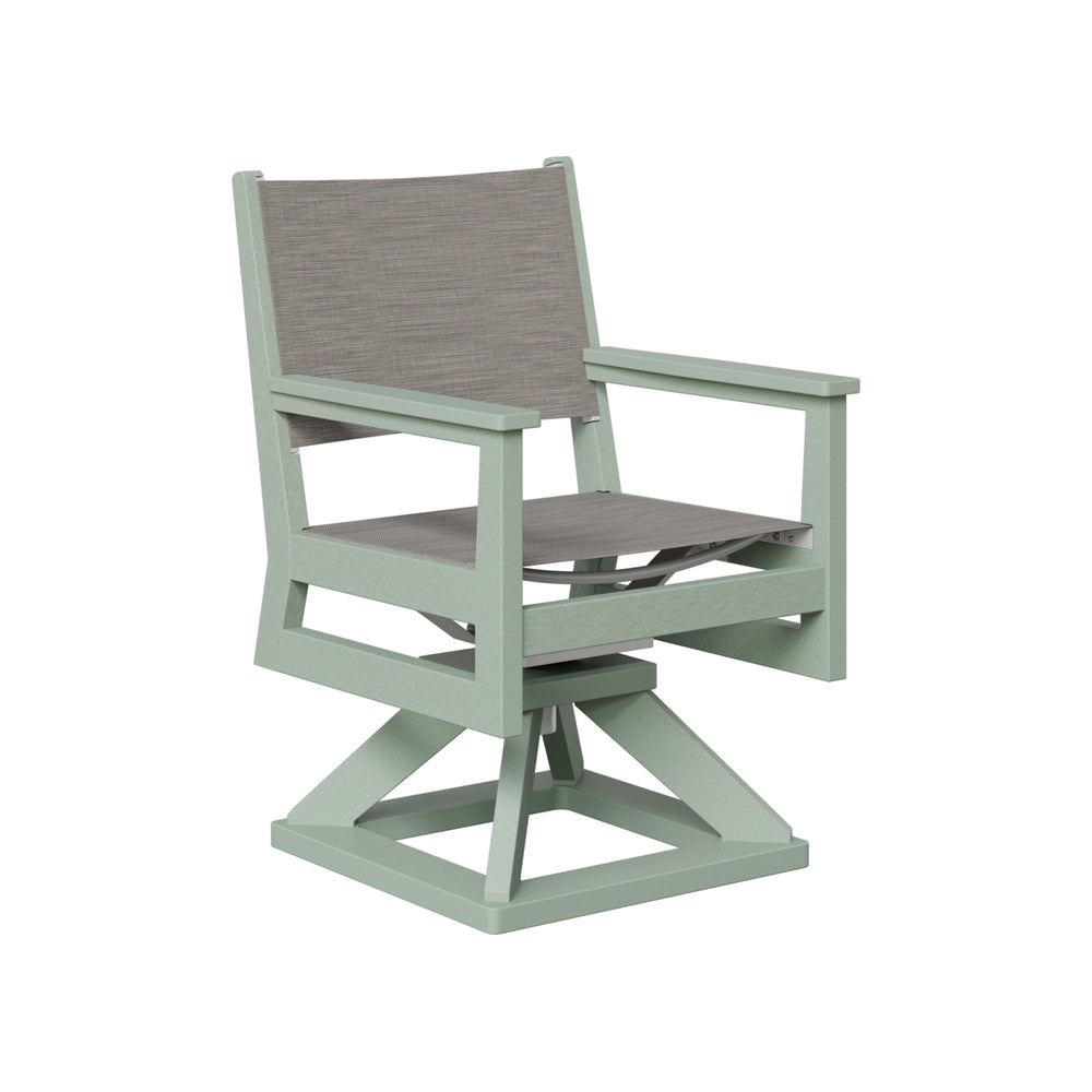 Berlin Gardens Mayhew Sling Swivel Rocker Dining