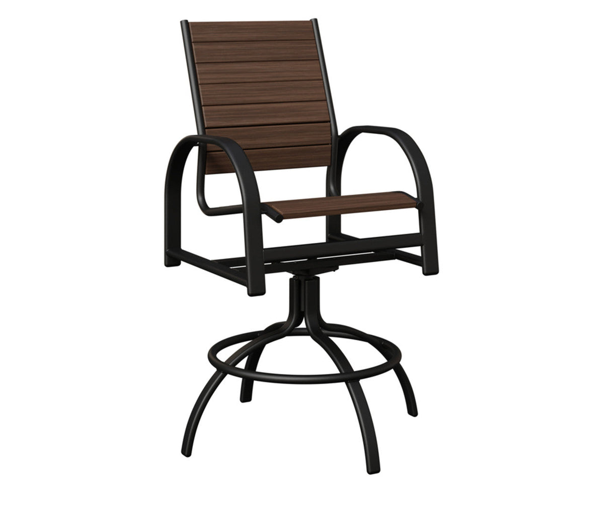 Berlin Gardens Murphy Poly Swivel Bar Chair