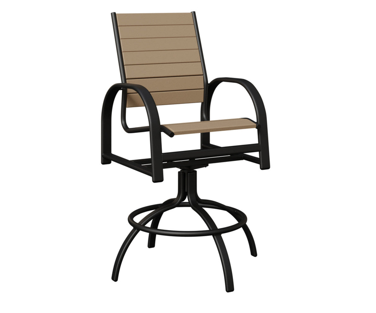Berlin Gardens Murphy Poly Swivel Bar Chair