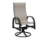 Berlin Gardens Murphy High Back Regular Sling Swivel Rocker Dining Chair