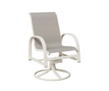Berlin Gardens Murphy Padded Sling Swivel Rocker Dining Chair
