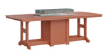 Berlin Gardens Garden Classic Standard Top 44" x 96" Rectangular Fire Counter Table