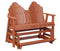 Berlin Gardens Cozi-Back Double Counter Glider with Allochrome Brackets