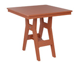 Berlin Gardens Harbor Bar Tables Standard Top 33" Square Bar Table