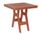 Berlin Gardens Harbor Bar Tables Standard Top 33" Square Bar Table