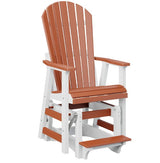 Berlin Gardens Comfo-Back Single Counter Glider with Allochrome Brackets