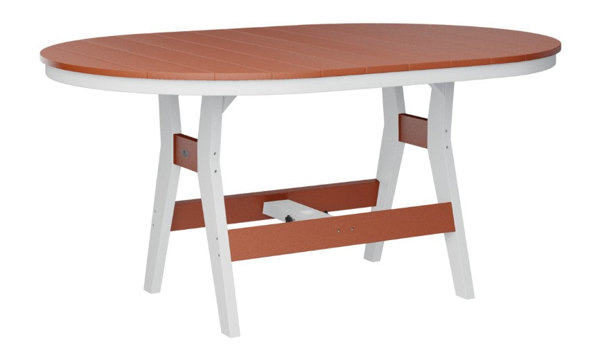 Berlin Gardens Harbor Bar Tables Standard Top 44" x 64" Oblong Bar Table
