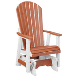 Berlin Gardens Comfo-Back Single Glider with Allochrome Brackets