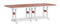Berlin Gardens Garden Classic Standard Top 44" x 96" Rectangular Bar Table