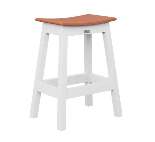 Berlin Gardens Saddle Counter Stool