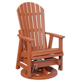 Berlin Gardens Comfo-Back Swivel Glider with Allochrome Brackets