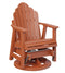 Berlin Gardens Cozi-Back Swivel Glider with Allochrome Brackets