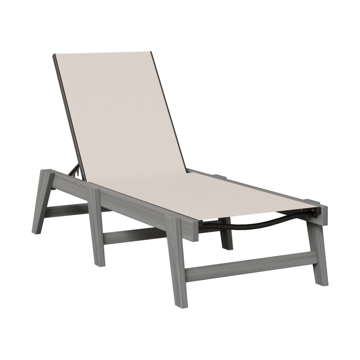 Berlin Gardens Mayhew Padded Sling Chaise Lounge without Arms