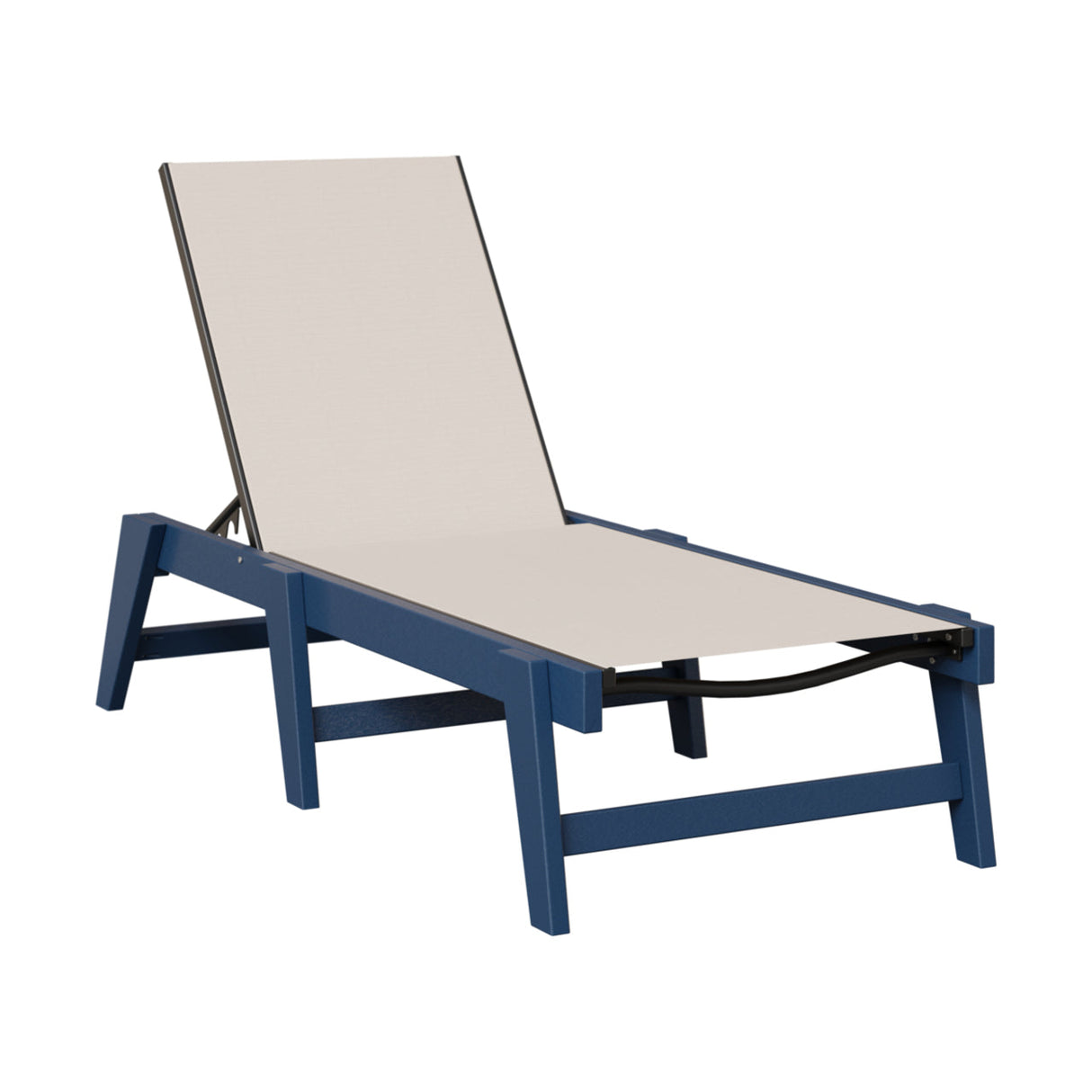 Berlin Gardens Mayhew Padded Sling Chaise Lounge without Arms