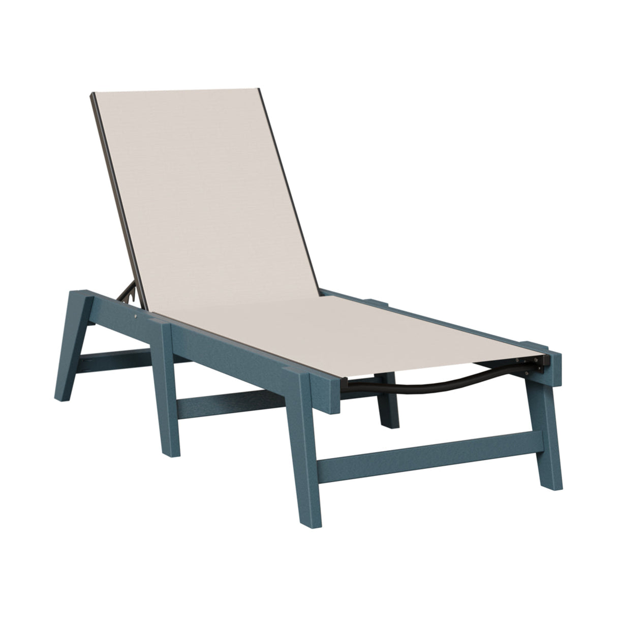 Berlin Gardens Mayhew Padded Sling Chaise Lounge without Arms