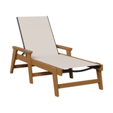 Berlin Gardens Mayhew Padded Sling Chaise Lounge with Arms