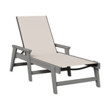 Berlin Gardens Mayhew Padded Sling Chaise Lounge with Arms