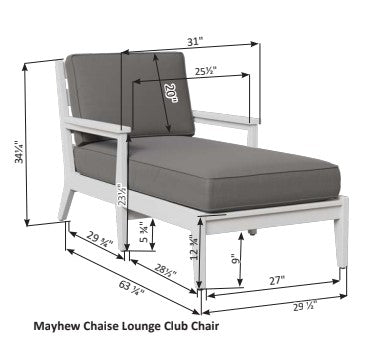 Berlin Gardens Mayhew Chaise Lounge Chair