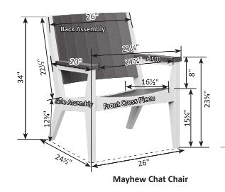 Berlin Gardens Mayhew Chat Chair