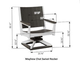 Berlin Gardens Mayhew Chat Swivel Rocker