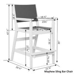 Berlin Gardens Mayhew Sling Bar Arm Chair