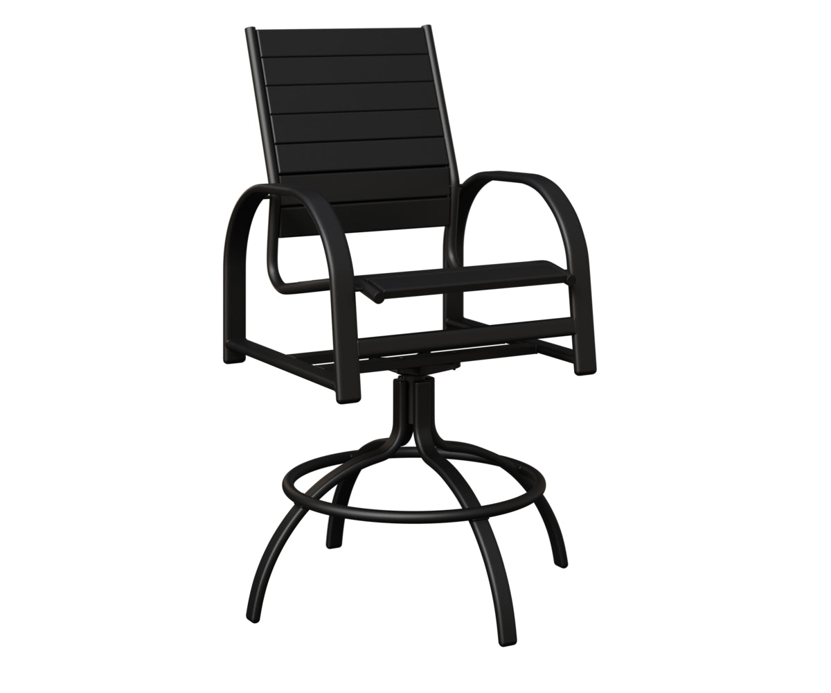 Berlin Gardens Murphy Poly Swivel Bar Chair