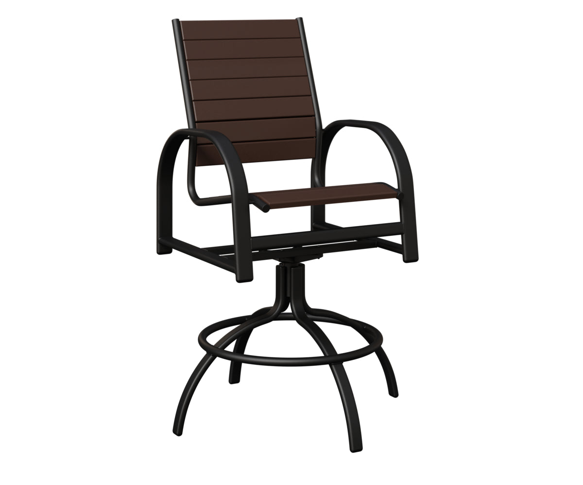 Berlin Gardens Murphy Poly Swivel Bar Chair