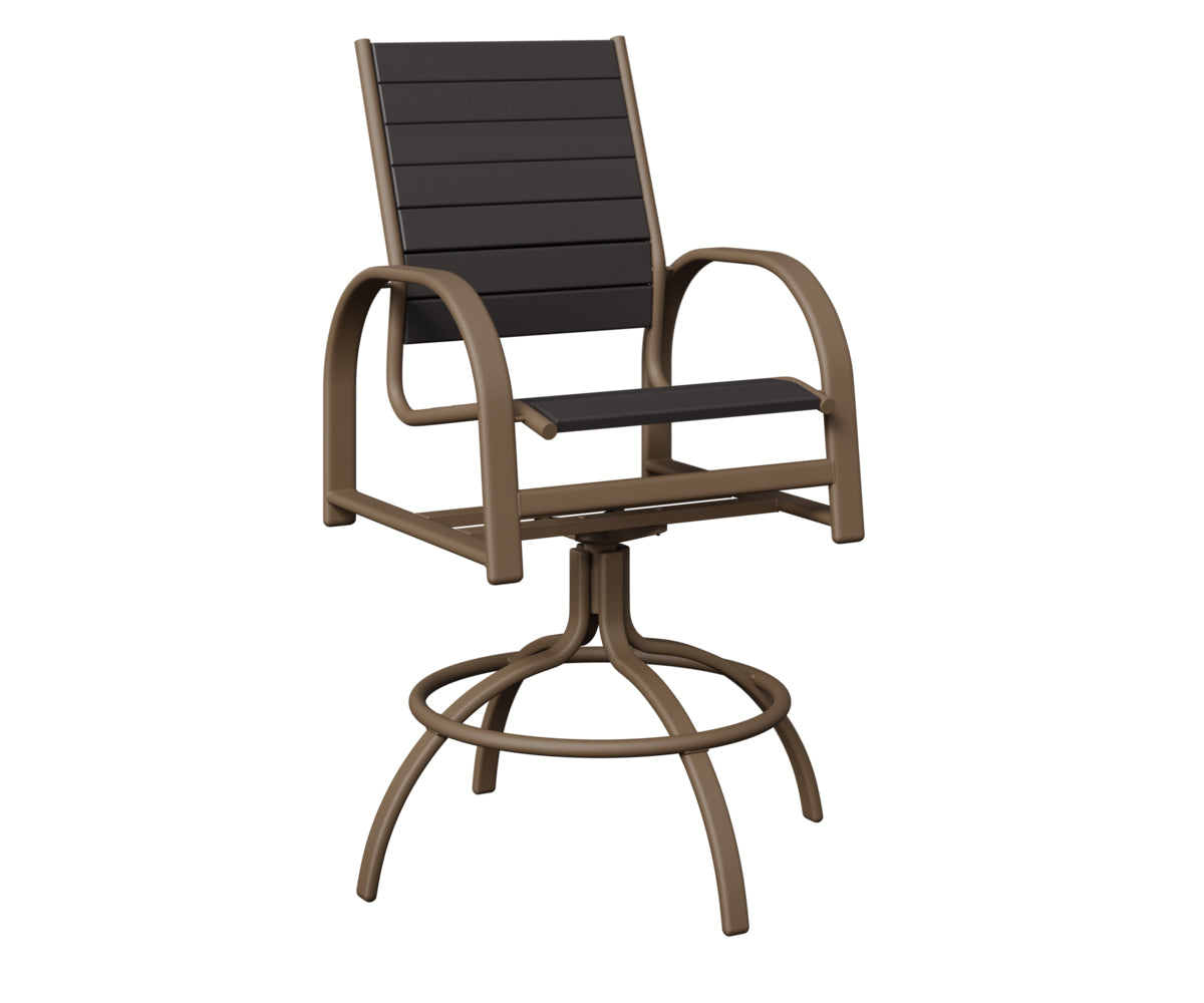 Berlin Gardens Murphy Poly Swivel Bar Chair