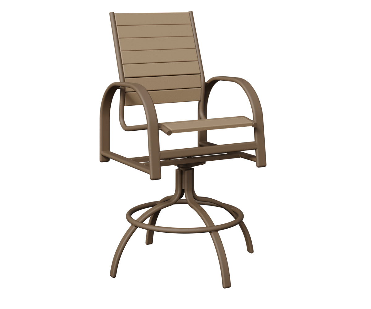 Berlin Gardens Murphy Poly Swivel Bar Chair