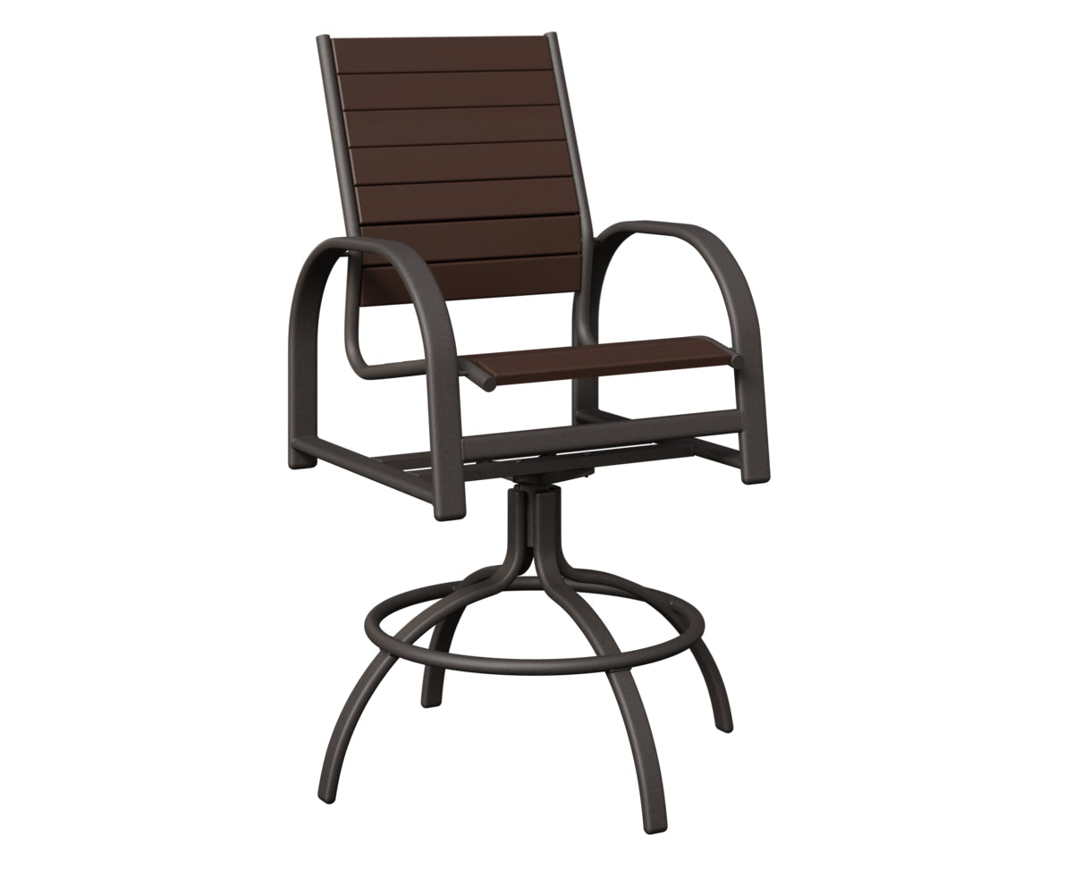 Berlin Gardens Murphy Poly Swivel Bar Chair