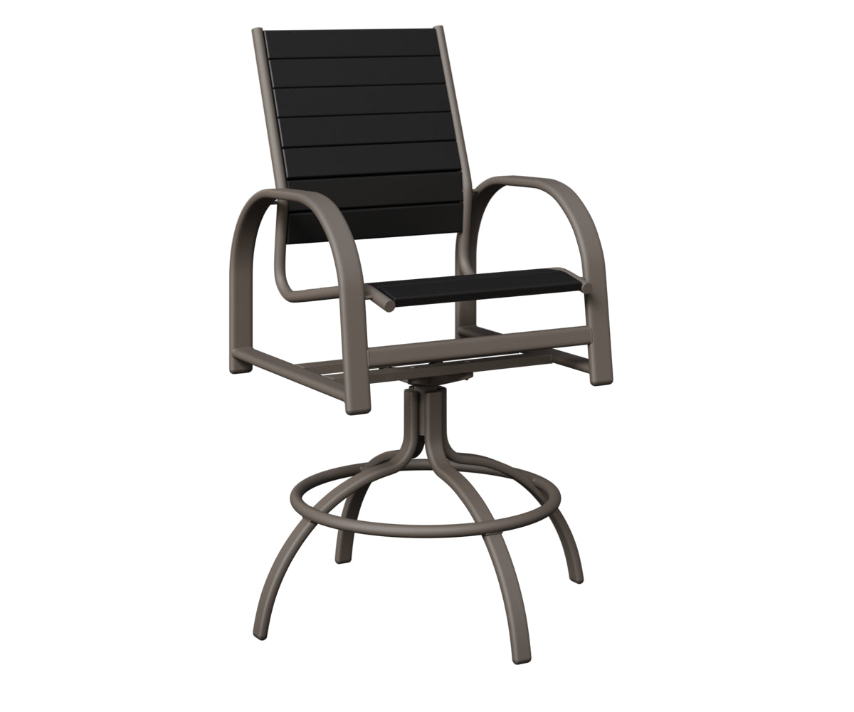 Berlin Gardens Murphy Poly Swivel Bar Chair