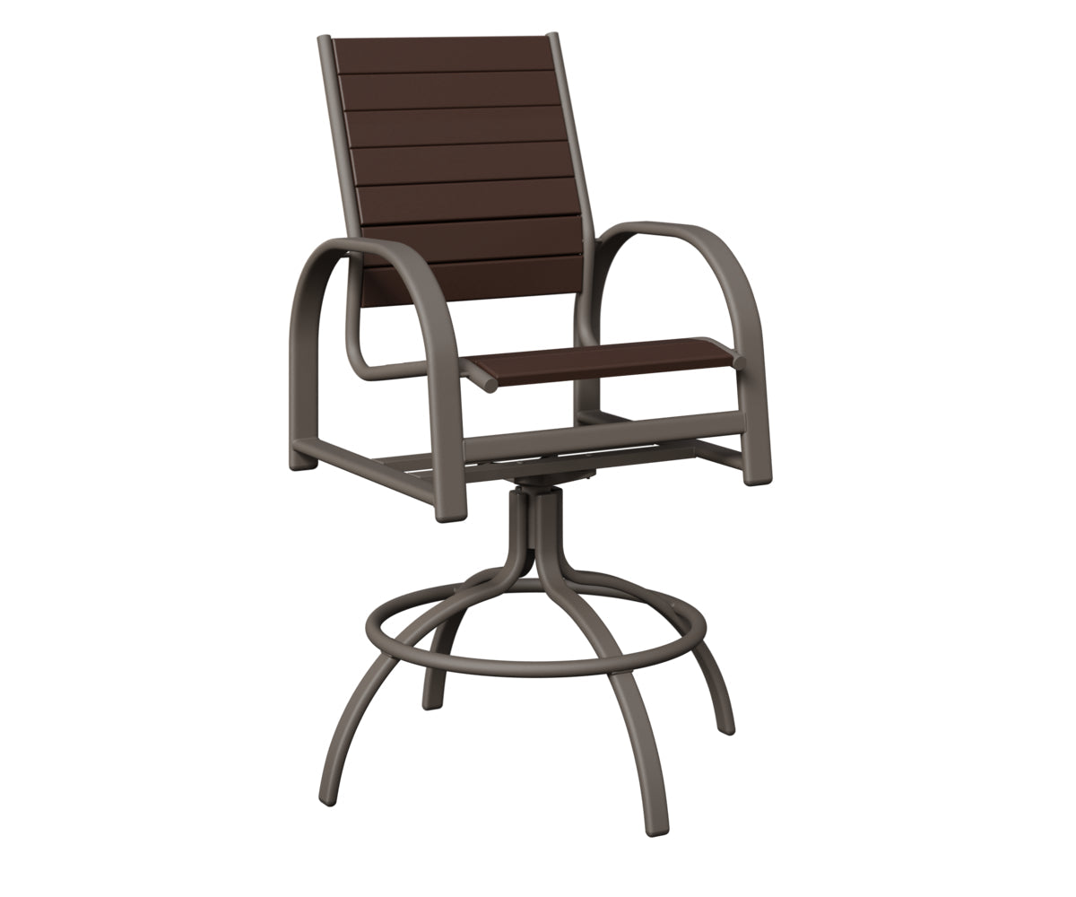 Berlin Gardens Murphy Poly Swivel Bar Chair