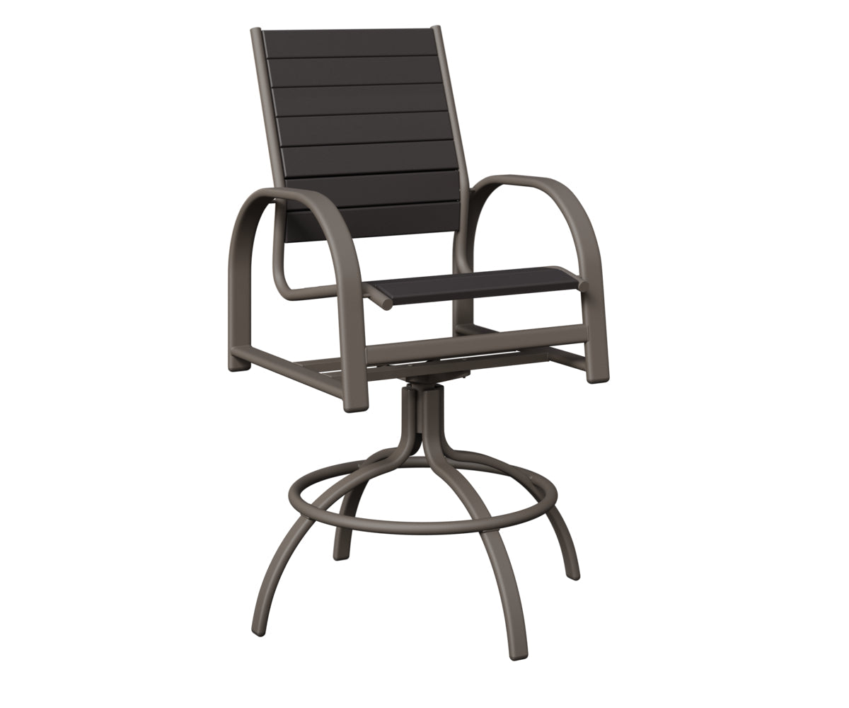 Berlin Gardens Murphy Poly Swivel Bar Chair