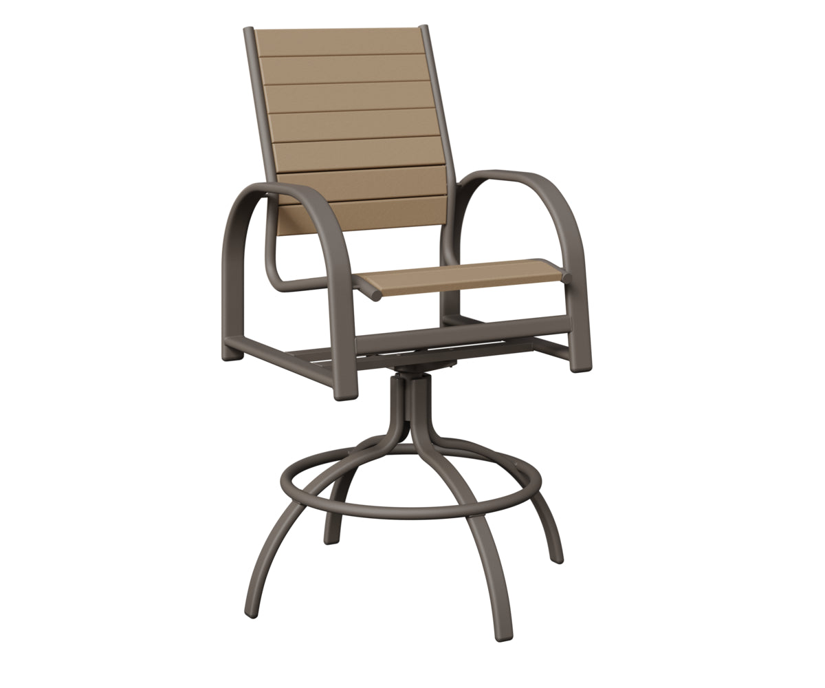 Berlin Gardens Murphy Poly Swivel Bar Chair