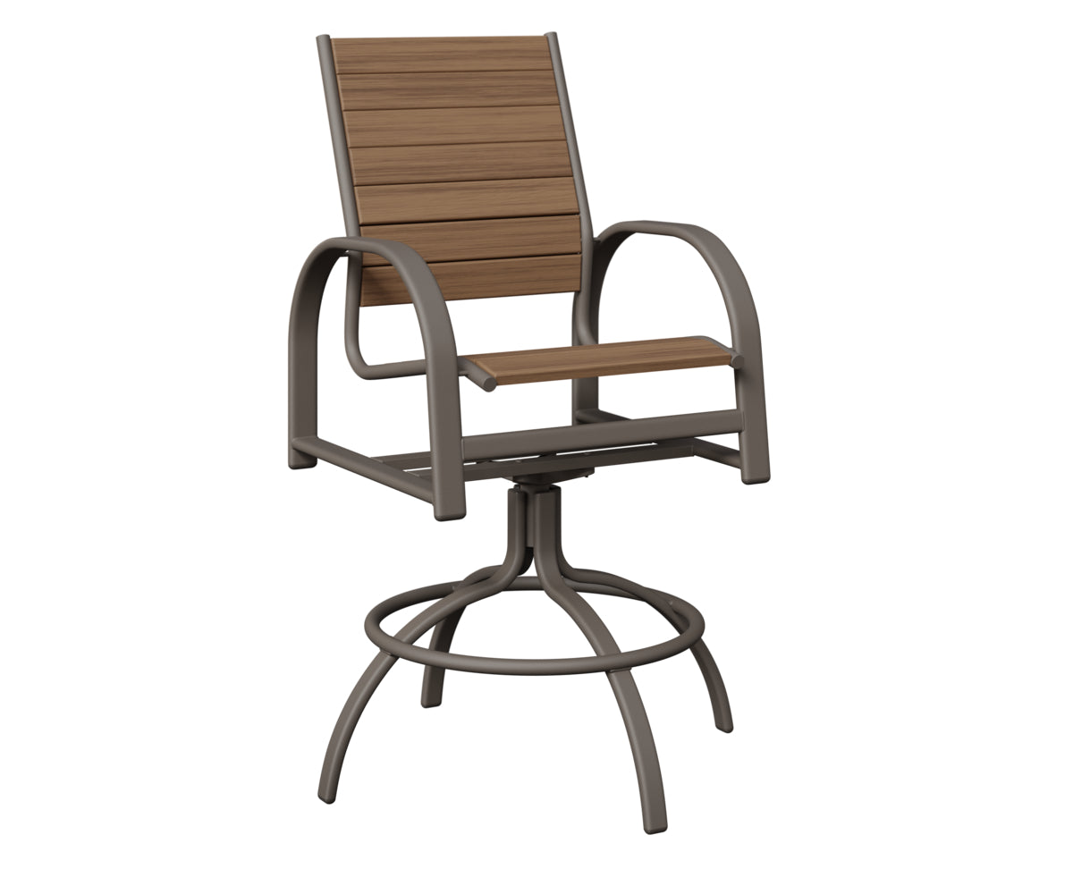Berlin Gardens Murphy Poly Swivel Bar Chair