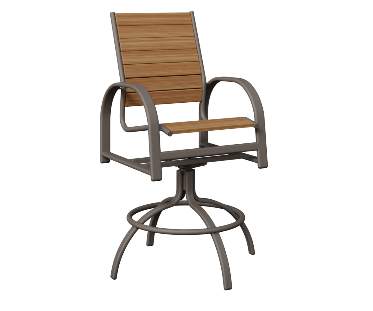 Berlin Gardens Murphy Poly Swivel Bar Chair