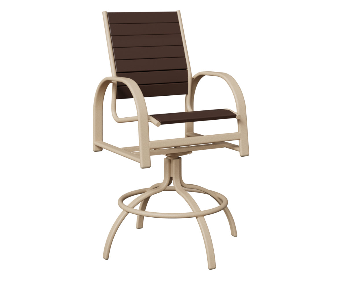 Berlin Gardens Murphy Poly Swivel Bar Chair