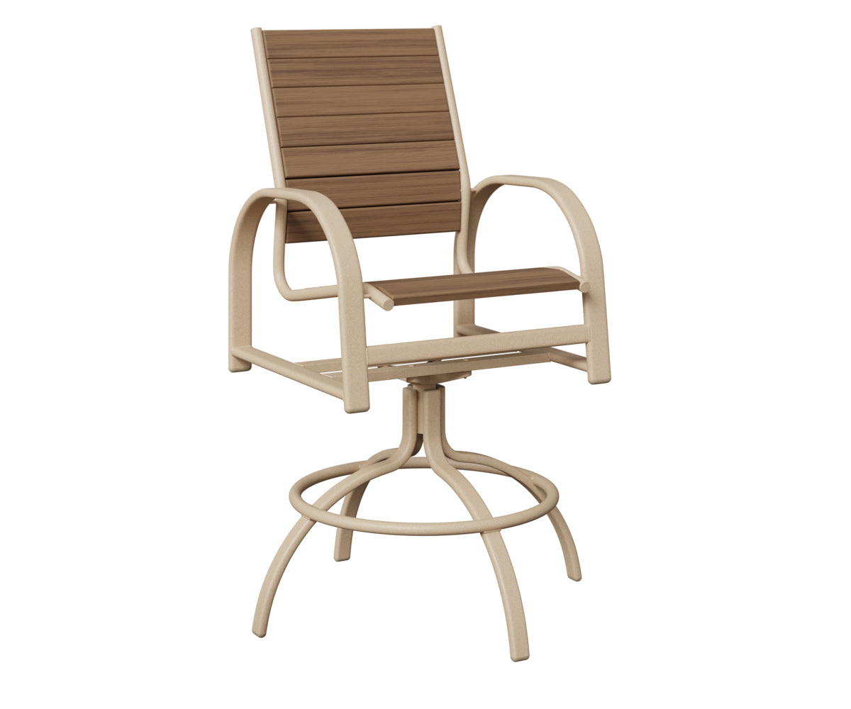 Berlin Gardens Murphy Poly Swivel Bar Chair