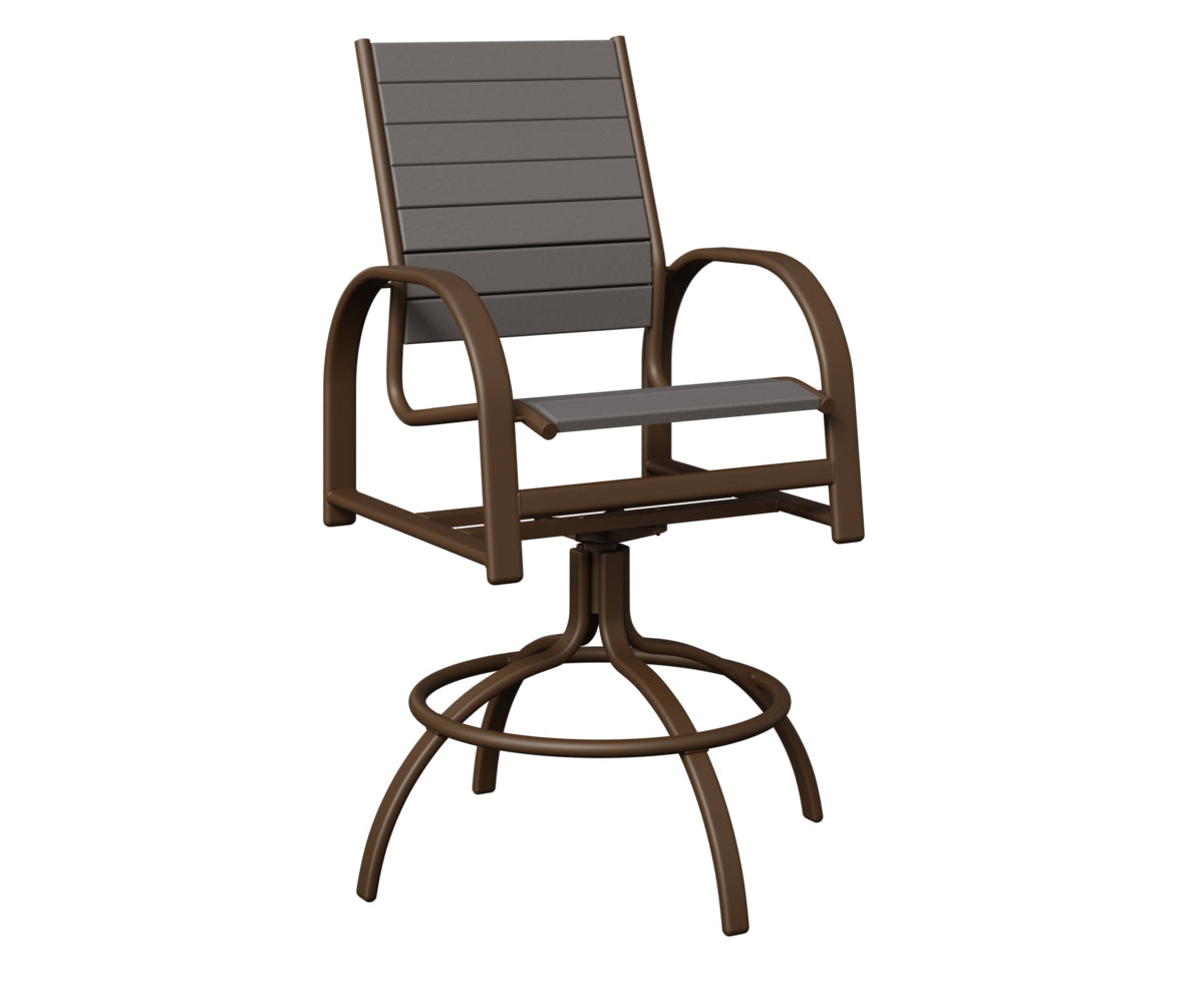 Berlin Gardens Murphy Poly Swivel Bar Chair