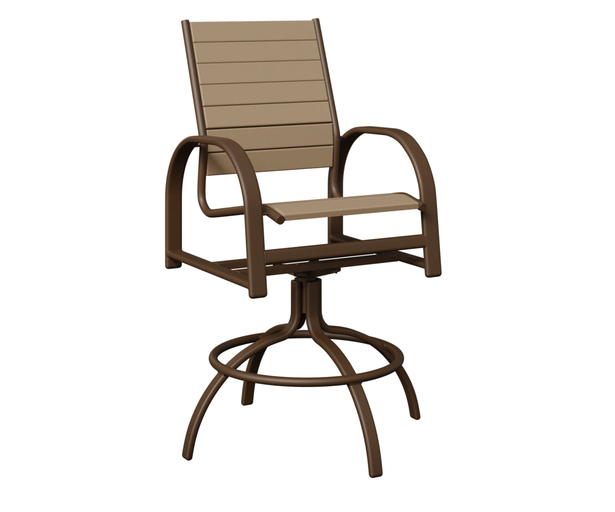 Berlin Gardens Murphy Poly Swivel Bar Chair