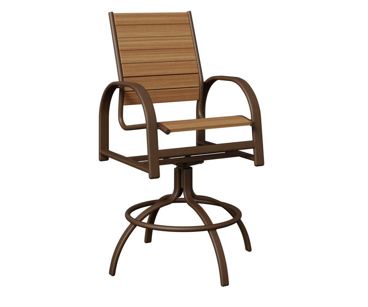 Berlin Gardens Murphy Poly Swivel Bar Chair