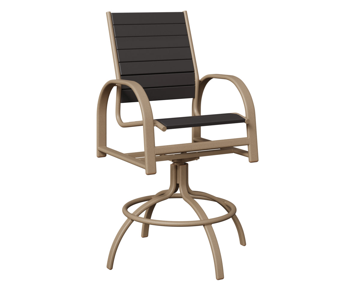 Berlin Gardens Murphy Poly Swivel Bar Chair