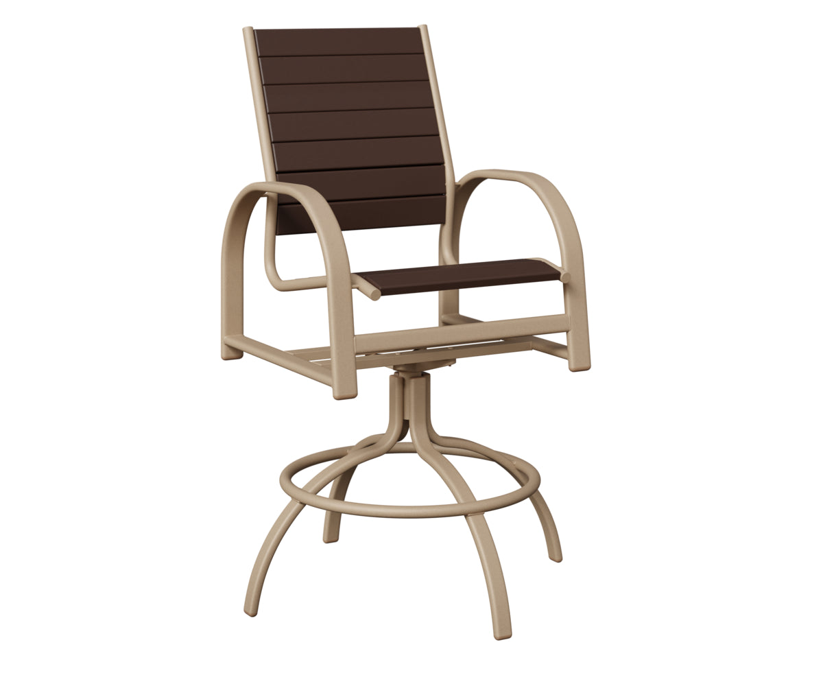 Berlin Gardens Murphy Poly Swivel Bar Chair