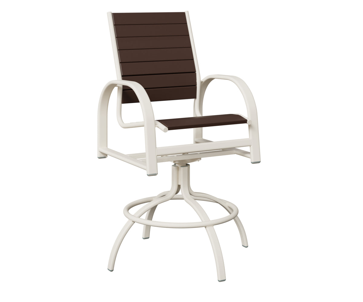 Berlin Gardens Murphy Poly Swivel Bar Chair