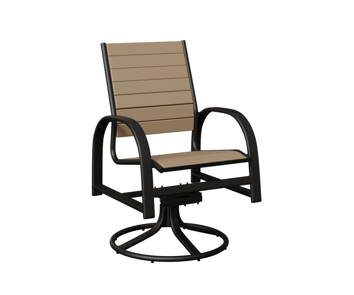 Berlin Gardens Murphy Poly Swivel Rocker Dining Chair