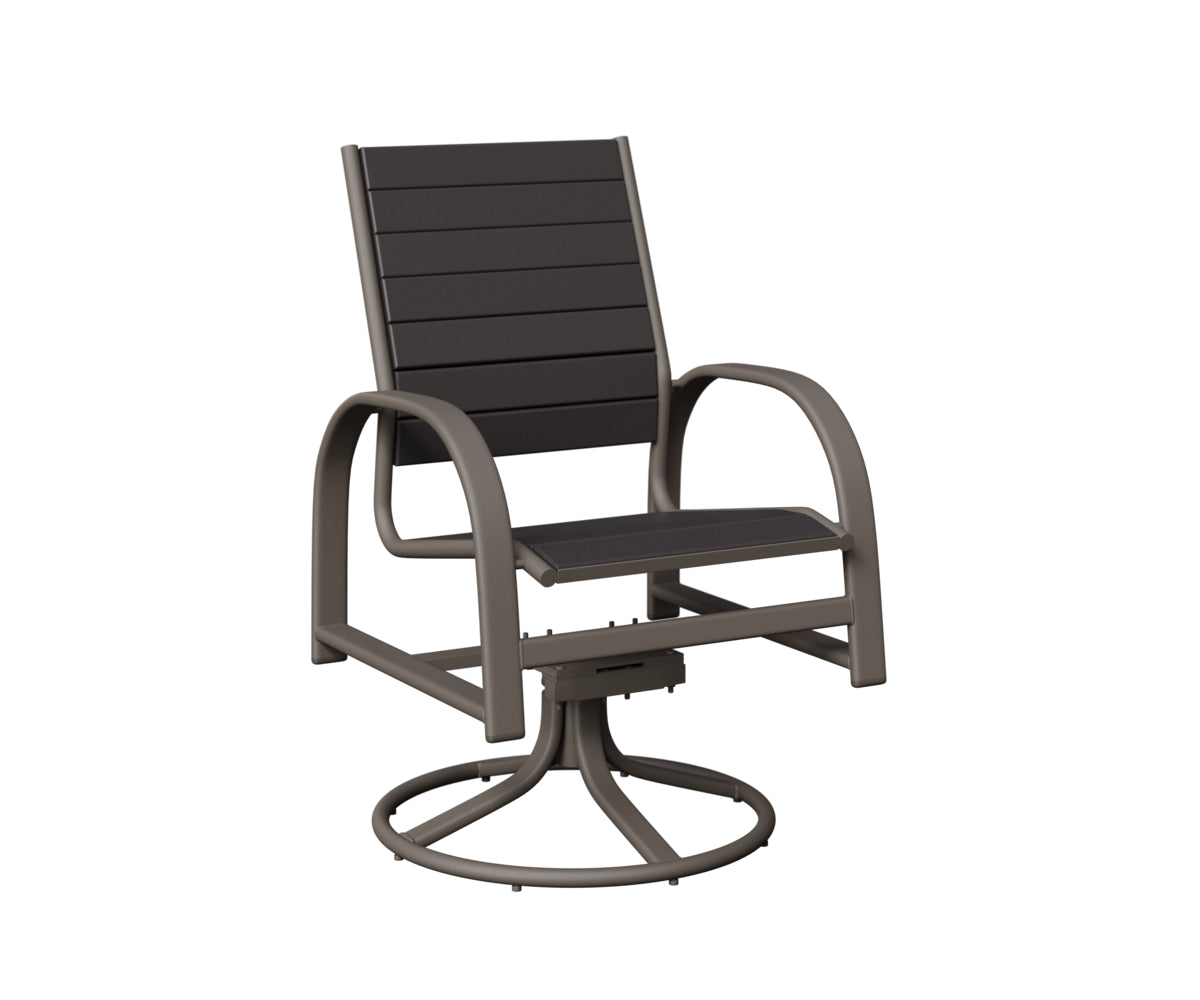 Berlin Gardens Murphy Poly Swivel Rocker Dining Chair